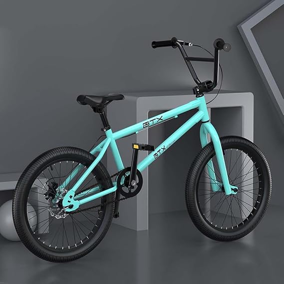 20 Inch BMX Bike Bicycle, Aluminum Alloy Frame Stunt Action BMX Bicycle Entry-level Advanced Rider Professional Street BMX Bikes Suitable for Adult Teens Children