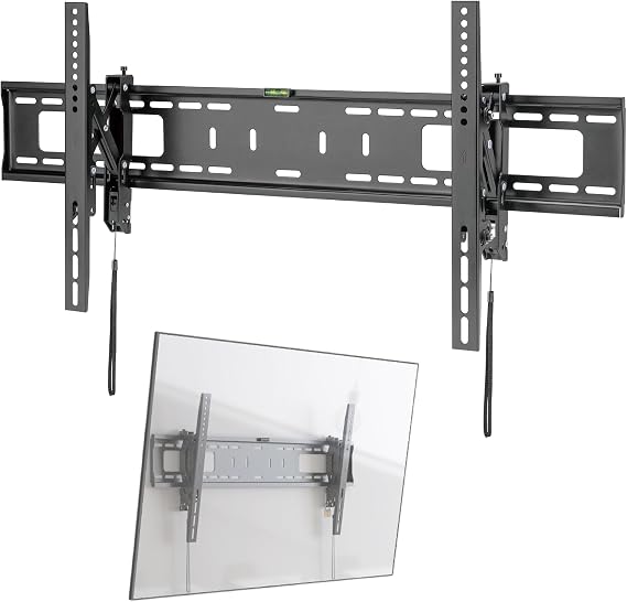 ynVISION.DESIGN Heavy Duty TV Wall Mount for 50-98" TVs, 165 lbs, Pack of 4 | Tilt and swivel, pull out to 5.4in for cable access, 3 stud install, level adjust, max VESA 800x400, extension arms available