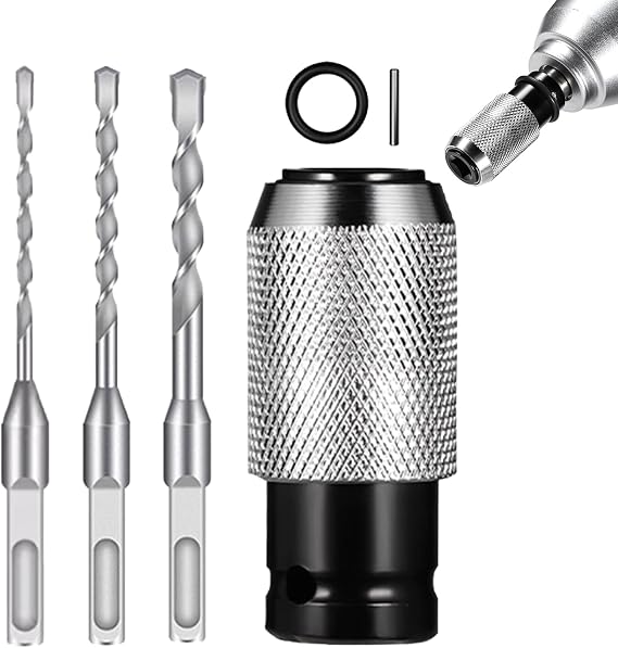 Power Rotary Hammers Fast Release Long Lasting Adapter | Hammer Drill Bit for Men Professional Family Home Indoor Outdoor Garage Repair Installation Work