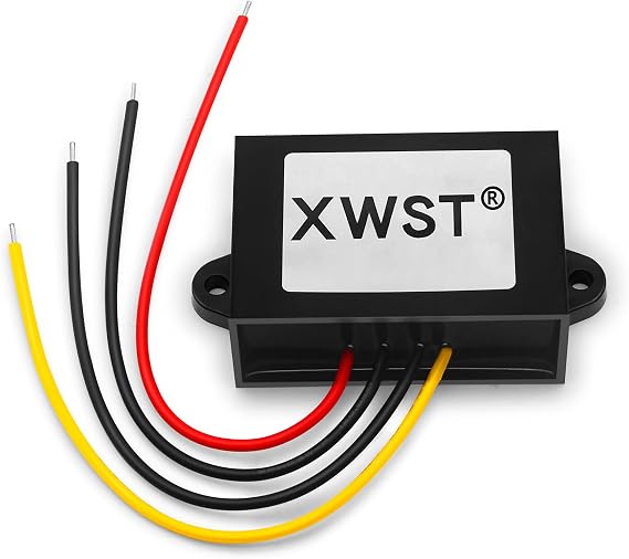 DC 12V Step Up to 24V Power Boost Converter 1A 24W DC Voltage Regulator Boost Converter Waterproof Module Transformer (12V-24V-1A)