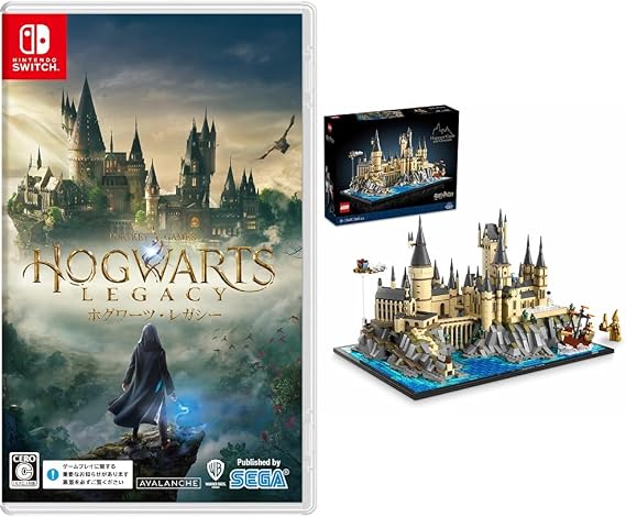 セット買いホグワーツ・レガシー予約特典DLC オニキス・ヒッポグリフの乗りもの 同梱 - Switch + レゴLEGO ハリー・ポッター ホグワーツ城全貌 76419 クリスマス プレゼント ギフト