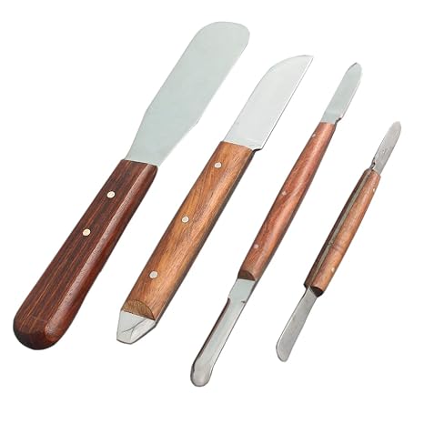 AA PRO Dental FAHENSTOCK Mixing SPATULAS (Set) Knifes Modeling ALGINATE Carver Restorative LAB Mixing Instruments A+ Quality