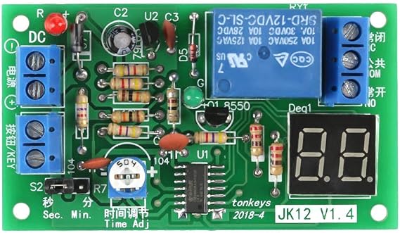 12 Volt Light Timer Switch, 12v Timer Switch Dc12v Led Display Countdown Timing Timer Delay Turn Off Relay Switch Module