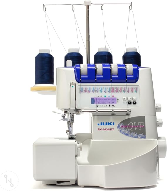 Juki MO-2000QVP Automatic Needle Overlocker, Metal, White, 33 x 28 x 31 cm