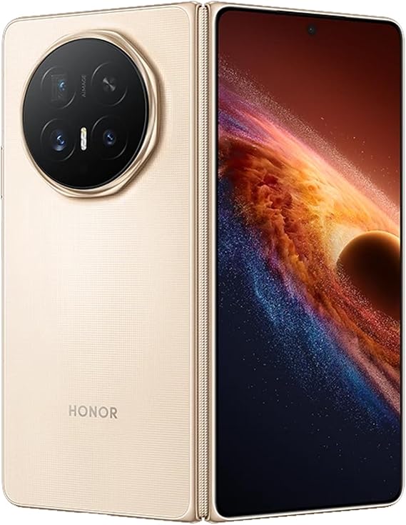 HONOR Magic V6 5G PNM-N49 (GSM Unlocked, International Version) 512GB Storage 16GB RAM Factory Unlocked Android 16 Foldable Smartphone (Gold)