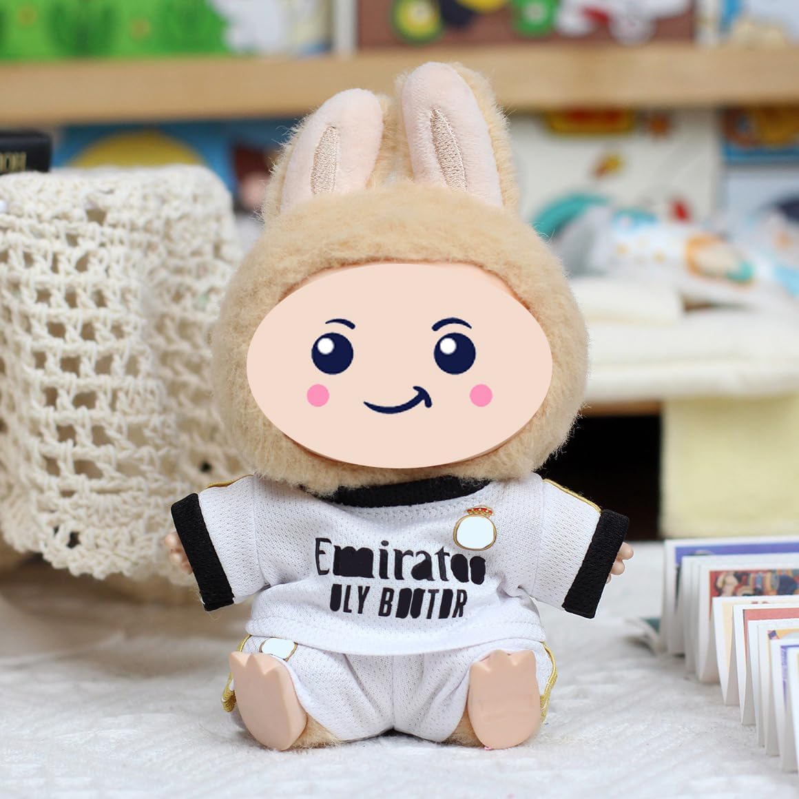 Basketball Team Outfit for 17cm Collector Doll – Handmade Sporty Jersey Clothes Set | Cute Uniform Gift for Boys, Display & Doll Collectors