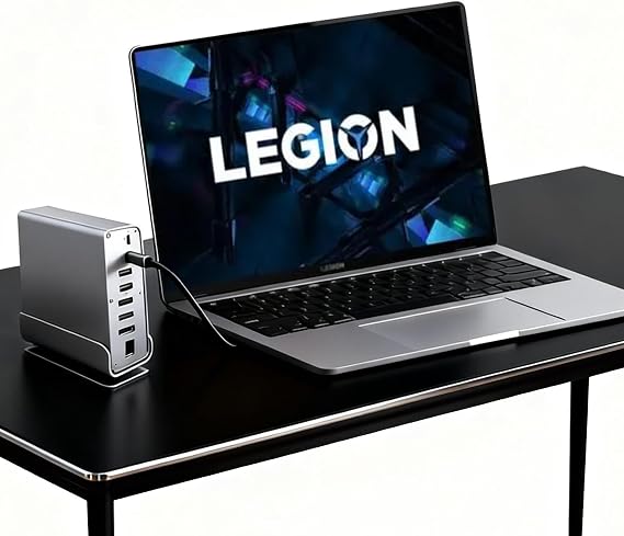 Docking Station for Lenovo Legion 9i 7i 5i 5 Pro 7i 5i 5 Slim 5 7 7i Y530 Y730 Y7000 Gaming Laptop, 15-in-1 USB C with 360 Rotating Base, 2 * 4K HDMI and 1*DP, 10Gbps USB Port Transfer, RJ45, Audio