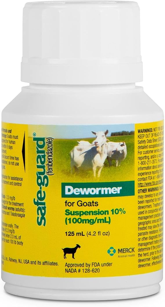 Safe-Guard (Fenbendazole) Dewormer Liquid 125ml
