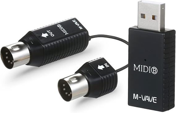 Wireless MIDI Adapter Low-Latency MIDI Interface for Devices | Connect compatible MIDI devices wirelessly with a low-latency adapter for music production, practice and live performance.