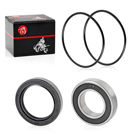 Left Rear Axle Wheel Bearing Seal Compatible with Honda Foreman 400 450 500 Rancher 350 TRX 350 1997-2013