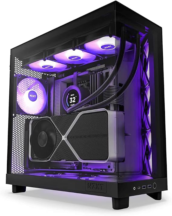 Nzxt CC-H61FB-R1 H6 Flow RGB Siyah 3 * 12cm Fan Usb3.2/Type-c Atx/M-Atx Mid-Tower Kasa