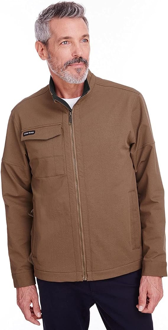 DRI DUCK - Ace Woven Stretch Soft Shell Jacket - 5327 - M - Field Khaki