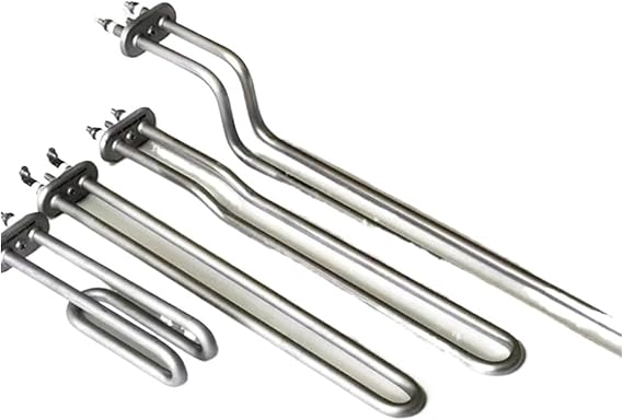 Dishwasher Electric Heating Rod 220V 2KW/3KW Heating Tube,Compatible For Gundam Hobart,dishwasher Heating Element Heater Accessories(SUS304-C-220V-2KW)