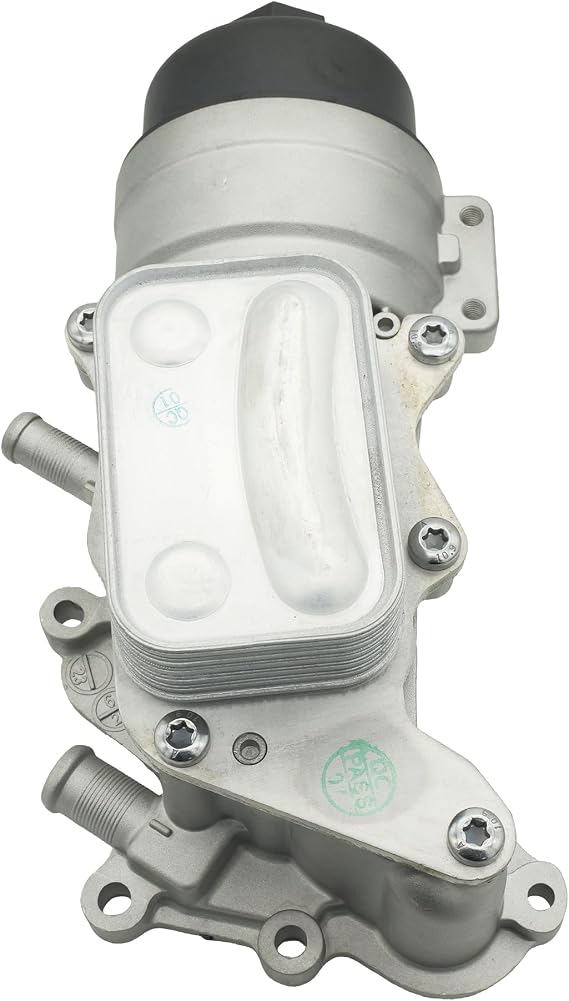 NOVAPARTS 11428643749 Aluminium Engine Oil Cooler Filter Housing for 2007-2012 Mini Cooper R55 R56 R57 R58 R59 N14 1.6L 11-42-8-643-749 11427546279