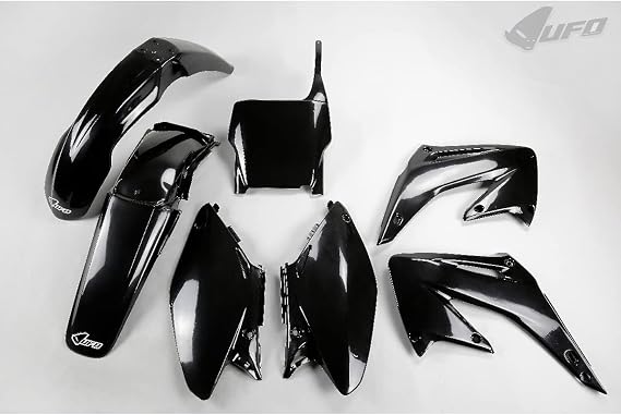 UFO PLAST complete kit/complete body kit black/black Compatible with Honda CR 125 from 2004 to 2004 CR 250 from 2004 to 2004