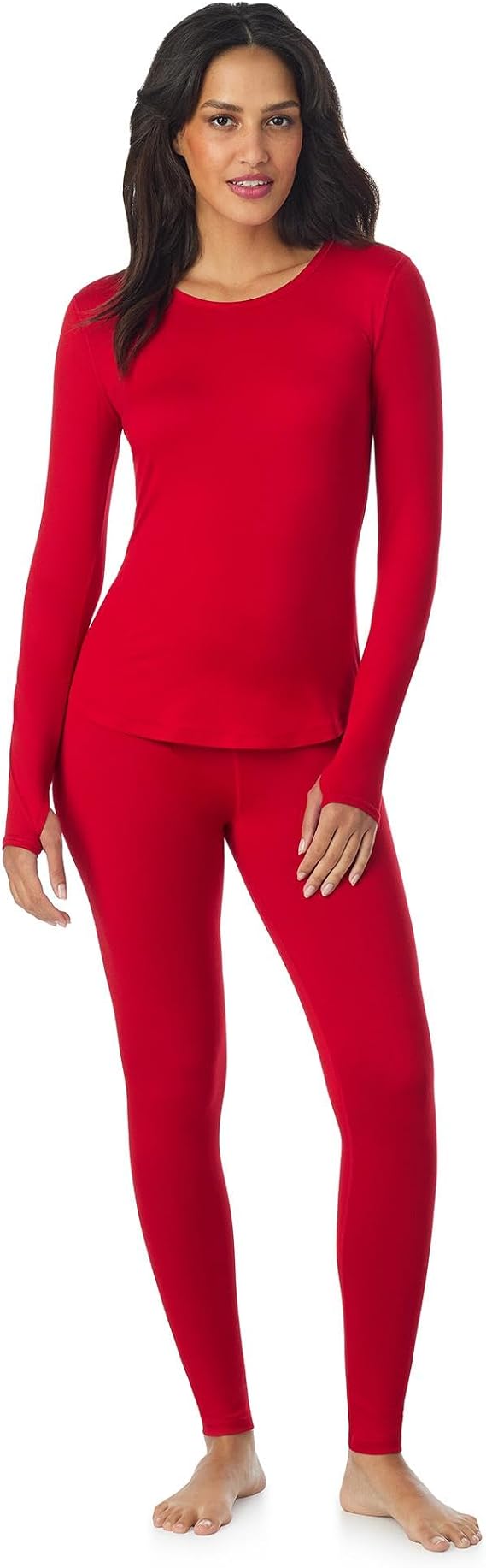 Cuddl Duds Lightweight 2 Piece Active Base Layer Matching Sets for Women