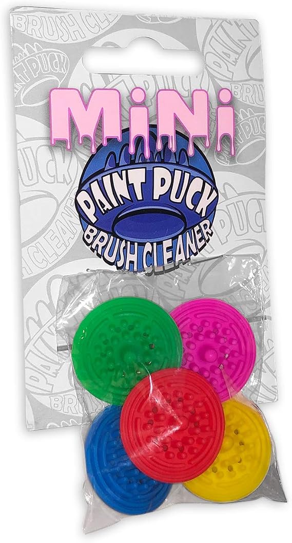 Mini Brush Cleaner for Oil Painters (5-Pack) Grows in Mineral solvents and Turpentine