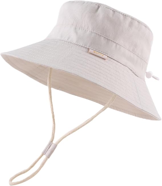 Bamery Baby Toddler Girls Bucket Hat Newborn Sun Hats for Boys Classic Infant Summer UV Protection Hats Kids Beach Cap