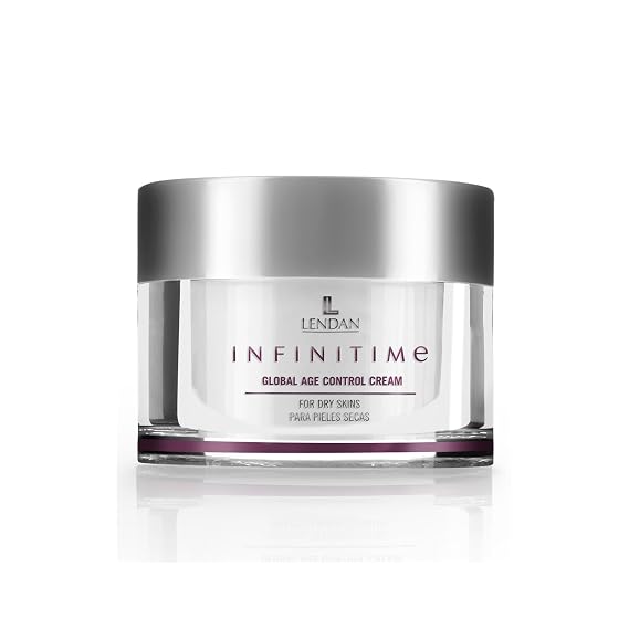 Lendan - Facial Cream - Global Age Control Cream Infinitime - 50 ml - for Dry Skin - Nourishing Formula - Supports Skins Natural Firmness