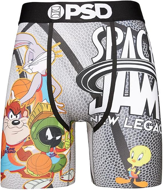 PSD Men's Black SJ2 Jam Boxer Briefs