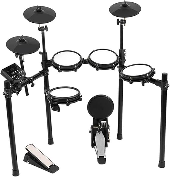 electronic drum set Percussion Drum Kit Instructional Pattern Electronic Drum Set With 5 Drums 3 Cymbals