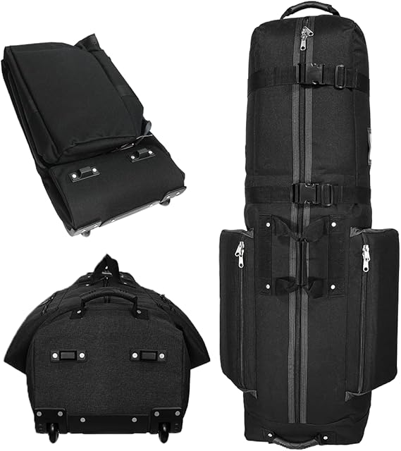 CADDYDADDY Constrictor Golf Travel Bag Cover w/Thick Dense Foam Padded Top