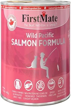 FirstMate, Lid Salmon Cat Cans, 12.2 Ounce