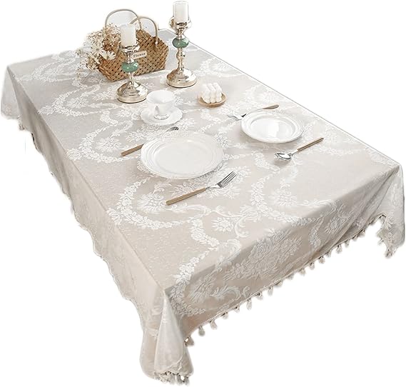 Tablecloth Rectangular Coffee Table Cushion Tablecloth Square Dining Table Cover,140 * 300cm