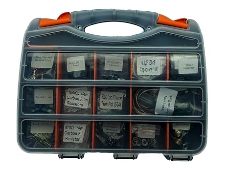 ProTechTrader Make: Electronics 2nd Edition Mini Component Pack Kit 1 (Model: PTTComp1-2nd-MINI)