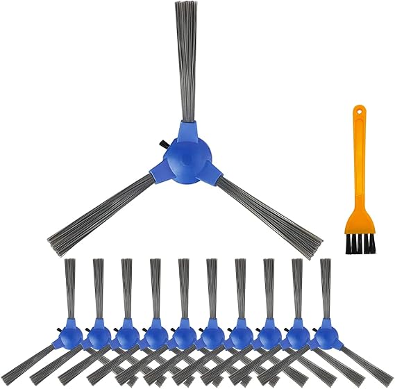 Side Brush Replacement for Eufy RoboVac 11S, RoboVac 11S MAX, RoboVac 30, RoboVac 30C, RoboVac 30C MAX, RoboVac 15C, 15C MAX, 25C, 35C, G10, G30, G30 Edge, G30 Hybrid, G40 Hybrid Vacuum(10Pcs)