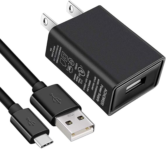 Charger Compatible for Jitterbug Smart3, Jitterbug Flip2 New Lively Smartphone Cell Phone Wall Charger with 5FT USB-C Cable [UL Listed]
