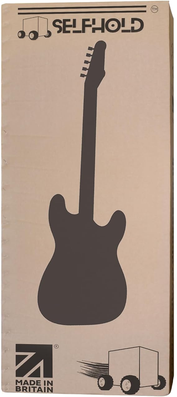 Double Wall Electric Guitar Shipping Box 410mm x 130mm x 1100mm (41 x 13 x 110cm) - Guitar Shipping Boxes UK (1)