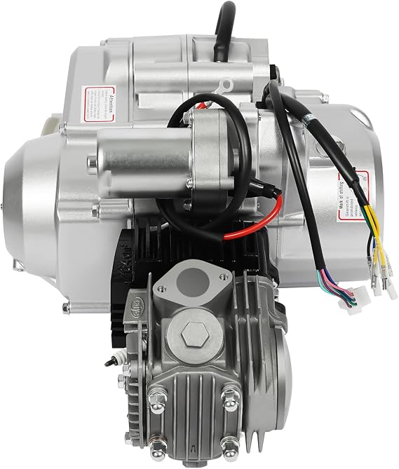 Four Stroke Engine, Single Cylinder Air Cooled Engine Kit, Semi Automatic Single Cylinder Air Cooled Engine, 7500 Rpm, Suitable for All Terrain Vehicles, Karts, and Off-Road Motorcycles