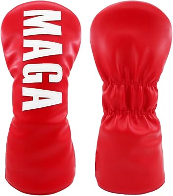 MAGA Golf Head Cover for Driver, Make American Red Color Golf Club Head Cover