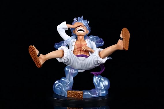 One Piece Mythical Beast Fruit 5th Stage Nika Form Luffy Figure White Figure Model White-Robed Luffy