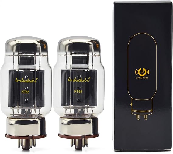 1Pair 2PCS Matched LINLAI KT88 Vacuum Hifi Valve Electronic Tube for Class Pairing Audio Amplifier Replaced 42W Power Amplication