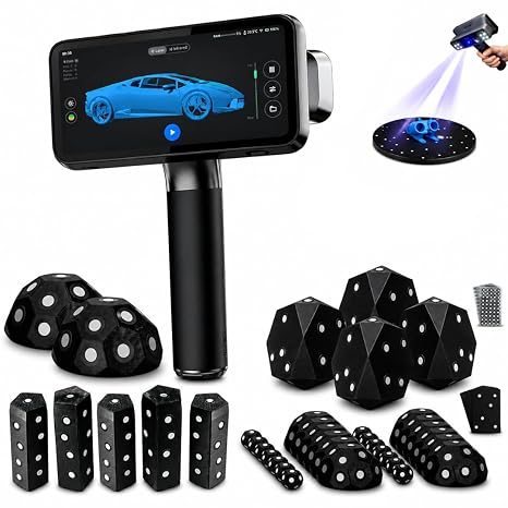 EinScan RIGIL Handheld 3D Scanner for 3D Design Triple Mode