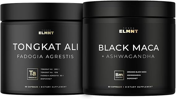 TERRA ELMNT Tongkat Ali and Black Maca Root Bundle