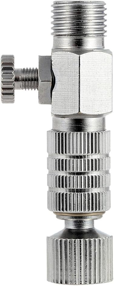 Airbrush 1/8" Quick Release Disconnect Coupling Adjustment valve Adaptor 2 IN 1 Fittings Part
