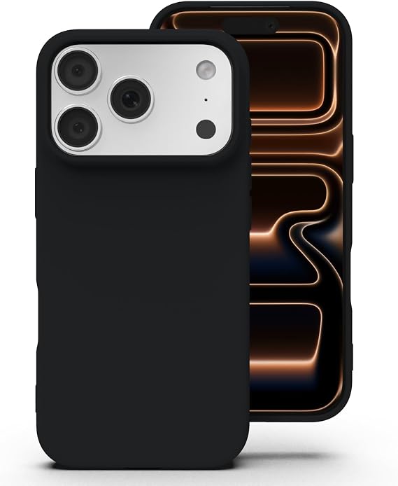 Zuvirelx Silicone Case for iPhone 17 Pro Max - Black