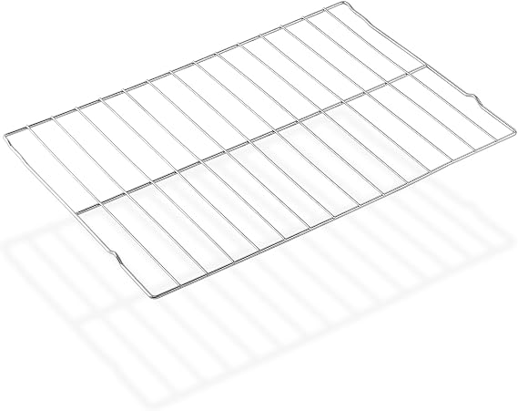 Allstare WB48X20249 Oven Rack Replacement Parts for GE Stove Oven Parts Oven Shelf 304 Stainless Steel 23.7 x 16 Inches Hotpoint General Electric Gas Range Toaster Oven Baking Wire Rack Rack-Flat