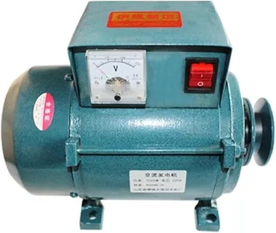 7000W Permanent Magnet Brushless Generator 220V Belt Drive Pure Copper