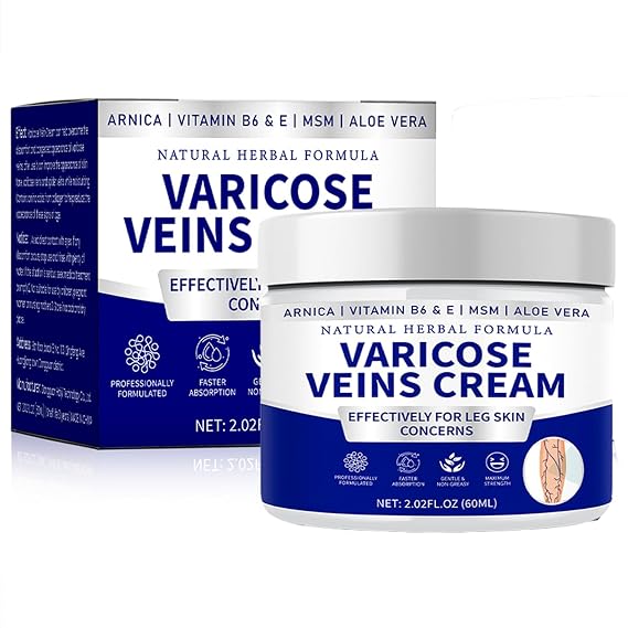 2026 Varicose Veins Legs Cream - Varicose Veins Cream, Spider Vein Cream with Natural Herbal Formula for Women and Men Leg Skin Care