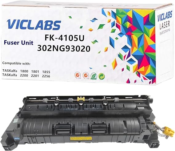 FK-4105U 302NG93020 fuser Unit Replacement for Kyocera FK-4105U 302NG93020 fuser Unit for use in Kyocera TASKalfa 1800 1801 1855 2200 2201 2256 Printers,110V (1- Pack )