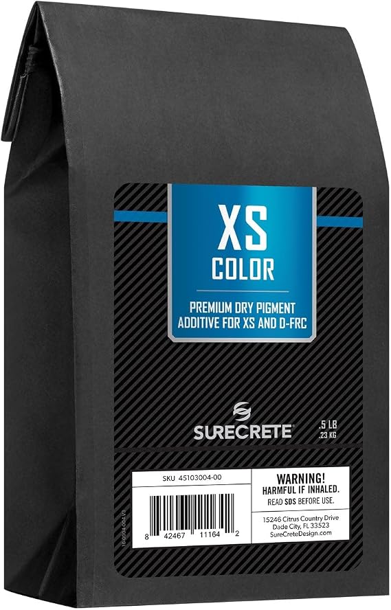 Surecrete XS Color Pack | Mountain Shadow | .5 lb | Pre-measured and Pre-blended Concrete Color Pigment Powder for Xtreme Series Precast