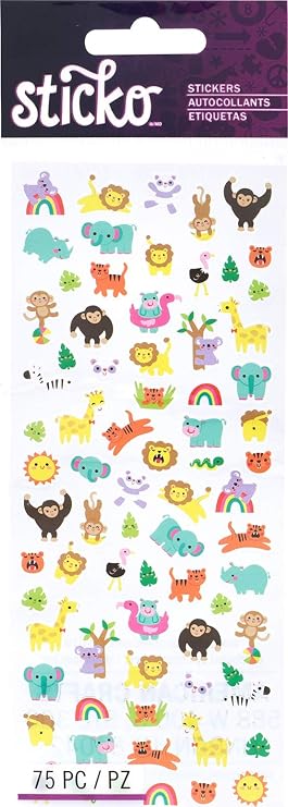 Sticko Sticky Tiny-Animals (75 Pieces) 8600085, Other