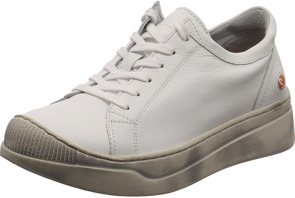 Softinos Women's APOR794SOF Lace-Up Sneaker White