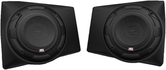 MTX Audio RNGRPOD65 6.5" Dash Mount All-Weather Speaker Pods, 75-Watts RMS, 4 - Pair, Compatible with Select 2014+ Polaris Ranger Models