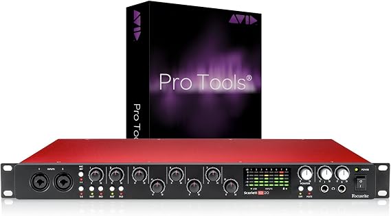 Focusrite Scarlett 18i20 (2nd Gen) USB Audio Interface with Pro Tools | First, 18i20-8 Mic Pres (AMS-SCARLETT-18I20-2ND-GE)