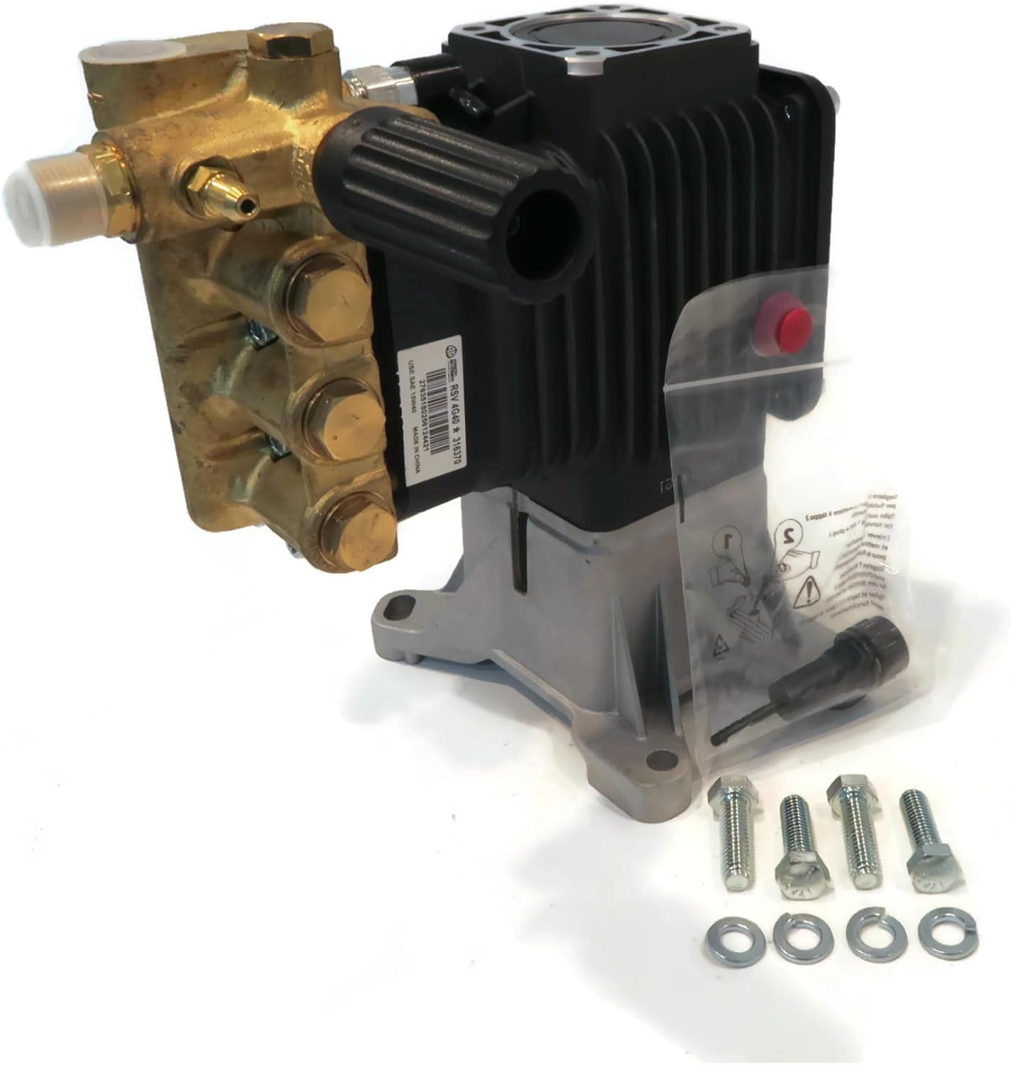 The ROP Shop OEM AR 1 Shaft 4000 PSI Pressure Washer Pump for Karcher HD3500DH, HD3500DB